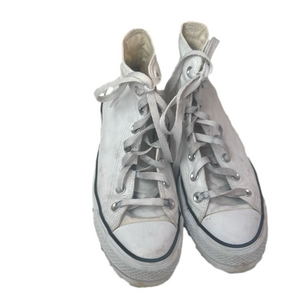 Converse Chuck Taylor All Star Lift Platform Sneakers White w/Black Trim